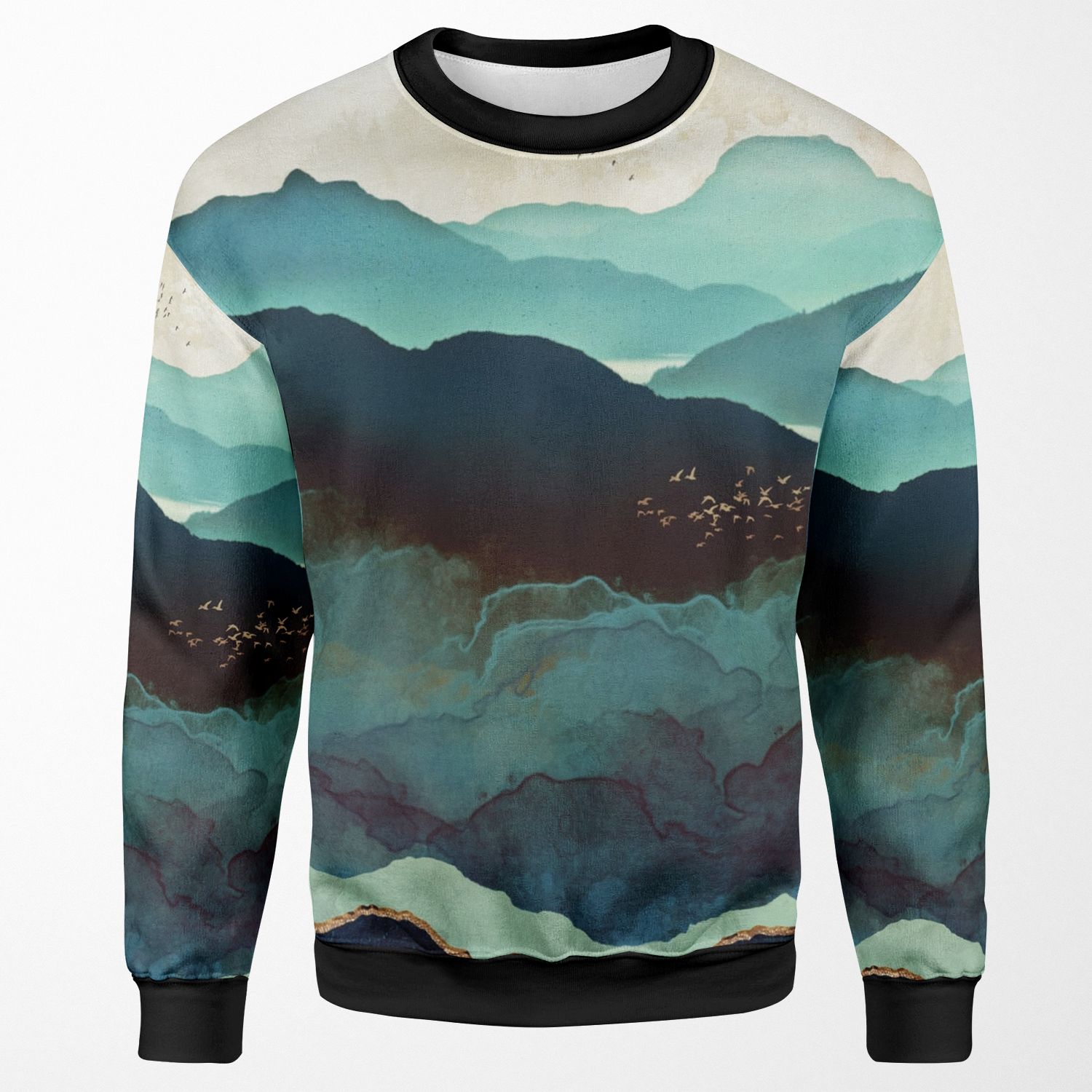 Indigo Mountains All-over-print Unisex Sweatshirt