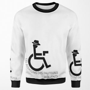 Infinite Jest Les Assassins Des Fauteuils Rollents All-over-print Unisex Sweatshirt