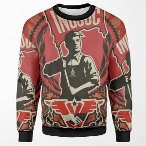 Ingsoc 1984 Propaganda Poster All-over-print Unisex Sweatshirt