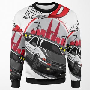 Initial D All-over-print Unisex Sweatshirt