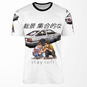 Initial Lofi All-over-print T-shirt