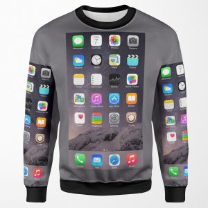 Iphone Homescreen All-over-print Unisex Sweatshirt