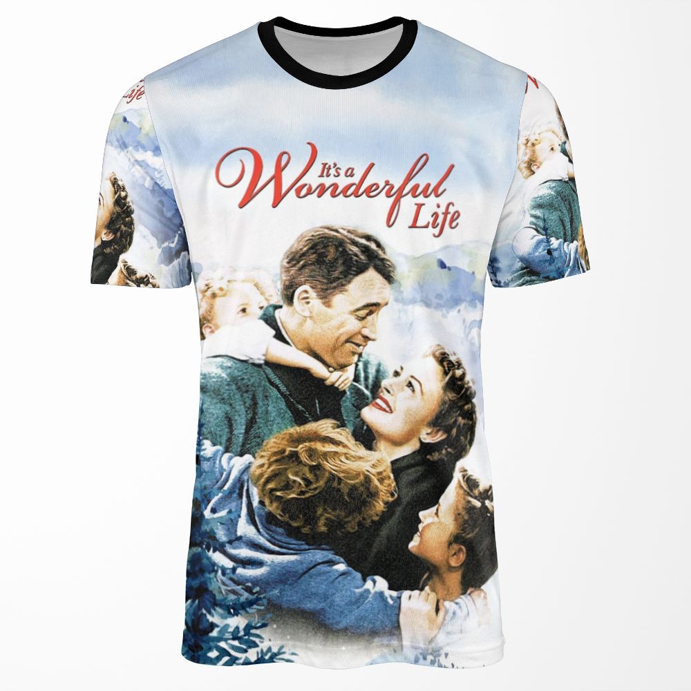 It S A Wonderful Life Scene All-over-print T-shirt