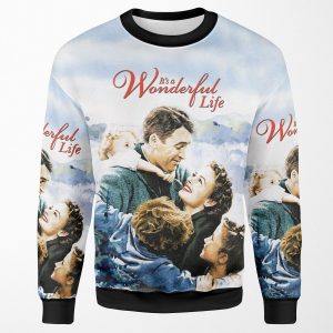 It S A Wonderful Life Scene All-over-print Unisex Sweatshirt