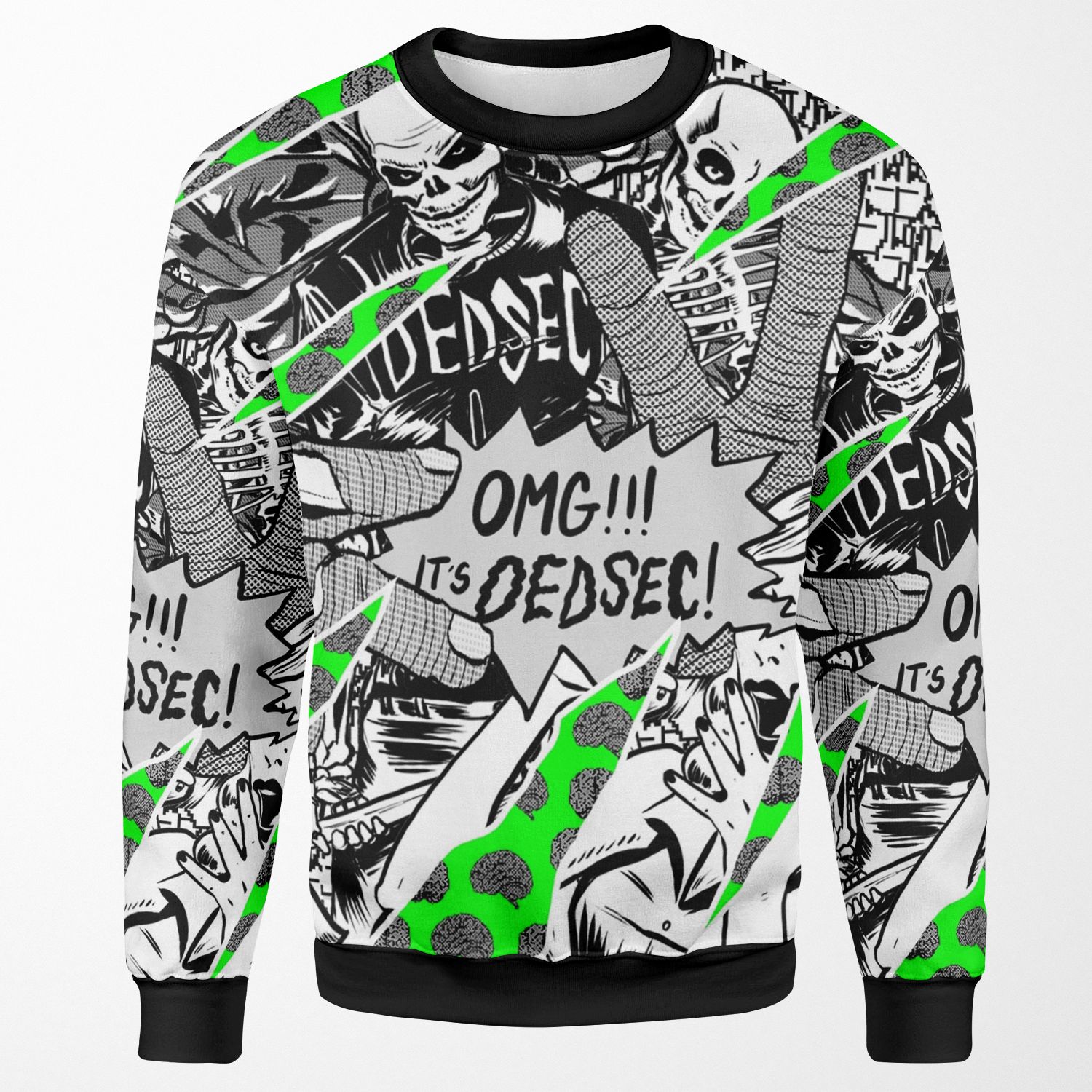 It S Dedsec All-over-print Unisex Sweatshirt