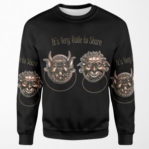 It S Very Rude To Stare Labyrinth Knockers All-over-print Unisex Sweatshirt