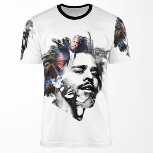 J Cole All-over-print T-shirt