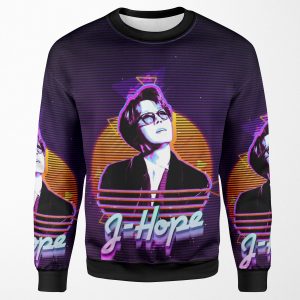 J Hope Retro All-over-print Unisex Sweatshirt