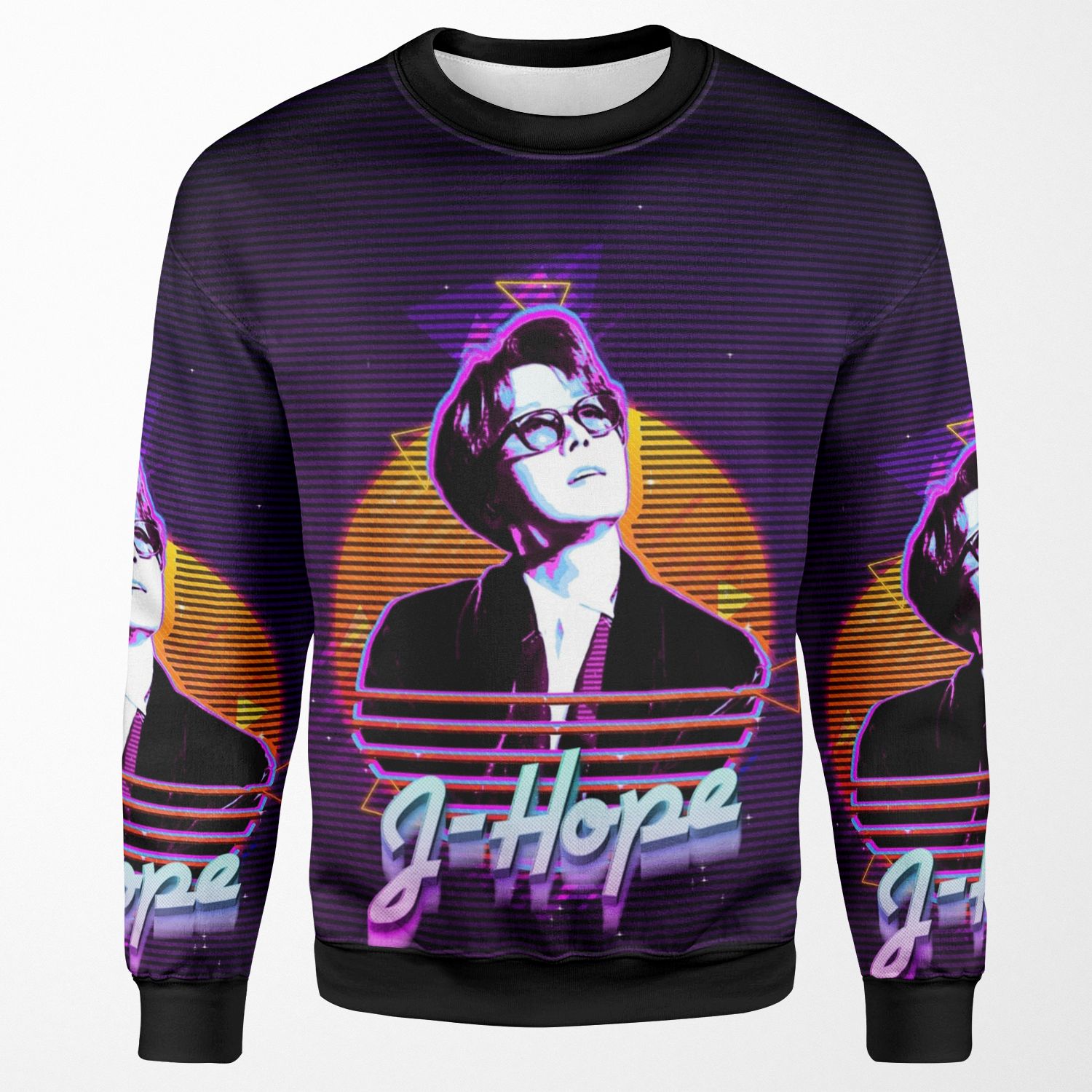 J Hope Retro All-over-print Unisex Sweatshirt