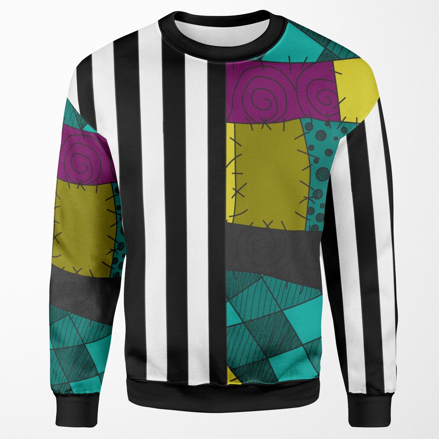 Jack And Sally All-over-print Unisex Sweatshirt