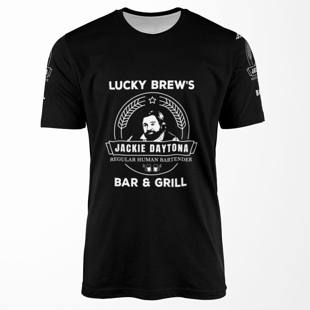 Jackie Daytona Lucky Brew S Bar And Grill Shirt What We Do In The Shadows All-over-print T-shirt