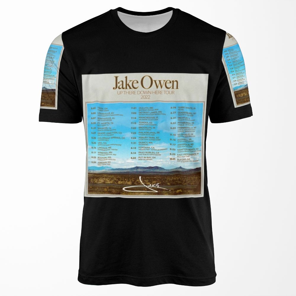 Jake Owen Tour 2022 All-over-print T-shirt