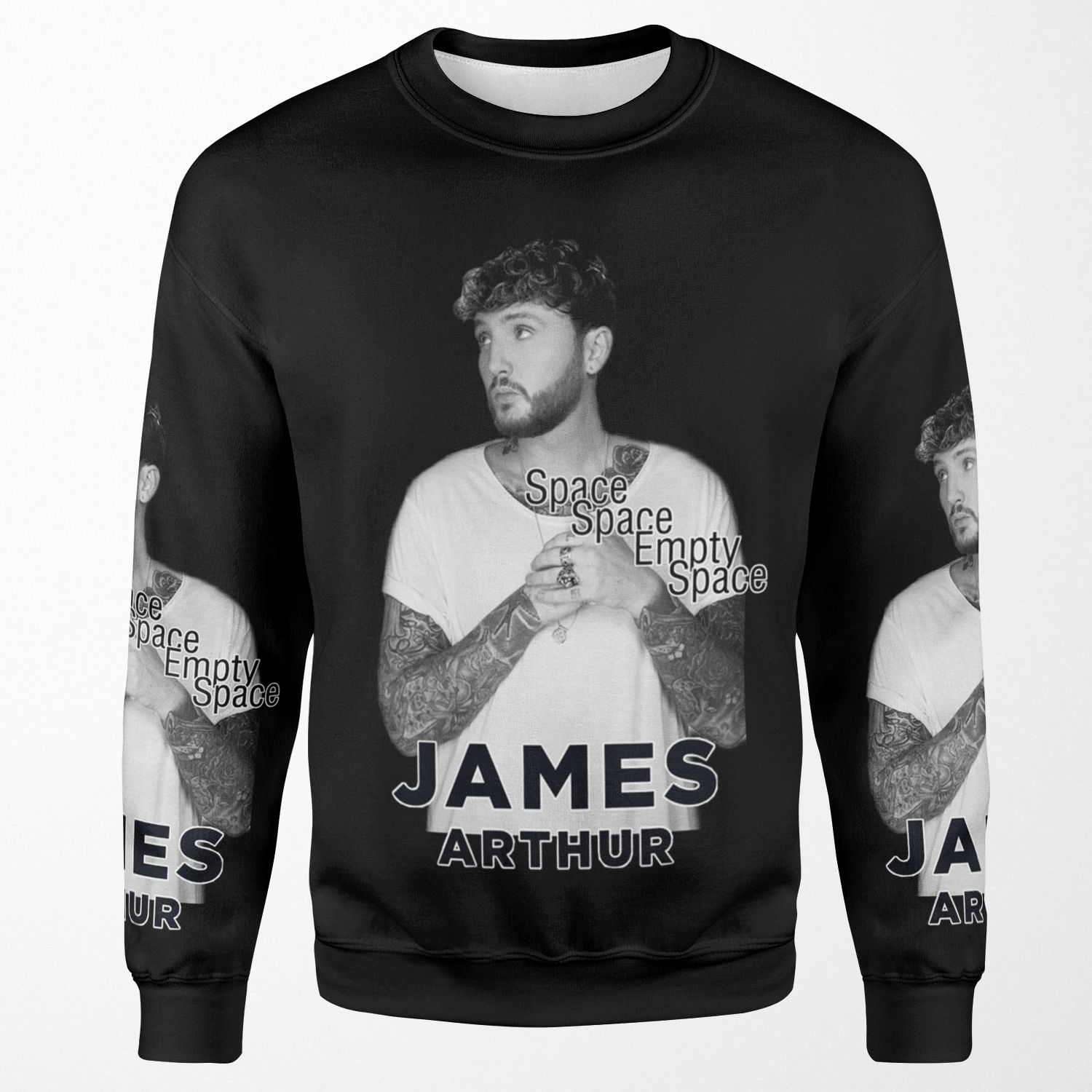 James Arthur Empty Space All-over-print Unisex Sweatshirt