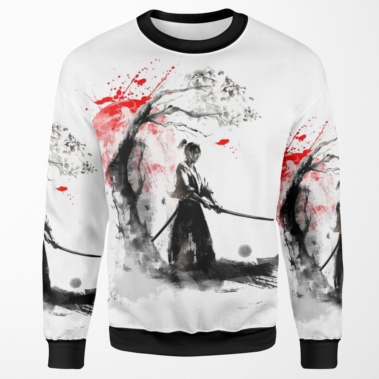 Japanese Samurai All-over-print Unisex Sweatshirt