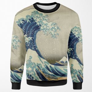 Japanese Wave Kanagawa Japan All-over-print Unisex Sweatshirt