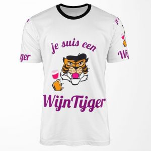 Je Suis Un Wijntijger Perfect Gift All-over-print T-shirt
