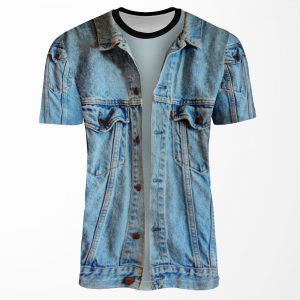 Jean Jacket All-over-print T-shirt