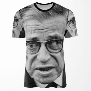 Jean Paul Sartre All-over-print T-shirt
