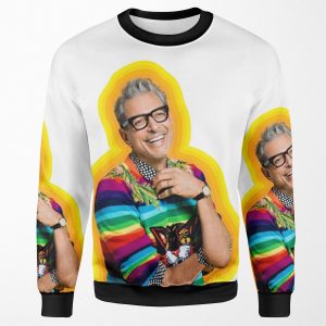 Jeff Goldblum Of Happiness All-over-print Unisex Sweatshirt