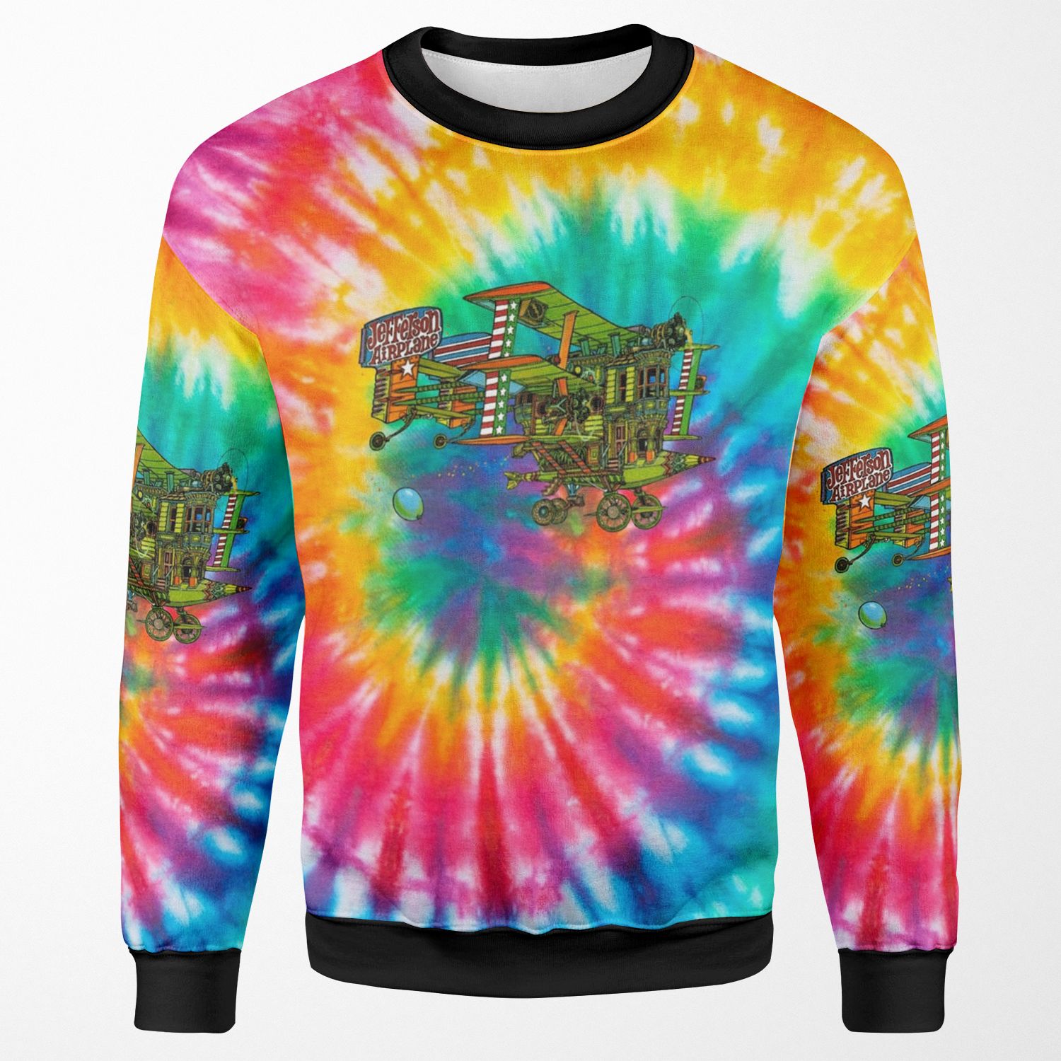 Jefferson Airplane After Bathing At Baxters All-over-print Unisex Sweatshirt