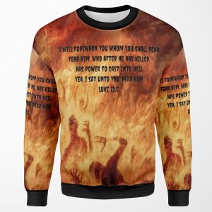 Jesus Saves From Hell All-over-print Unisex Sweatshirt