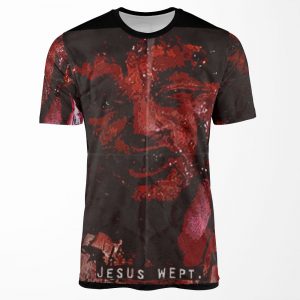 Jesus Wept All-over-print T-shirt