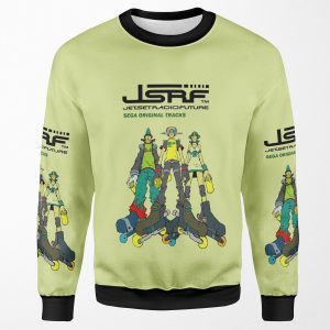 Jet Set Radio Future Soundtrack Cover All-over-print Unisex Sweatshirt