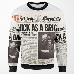 Jethro Tull Thick As A Brick All-over-print Unisex Sweatshirt