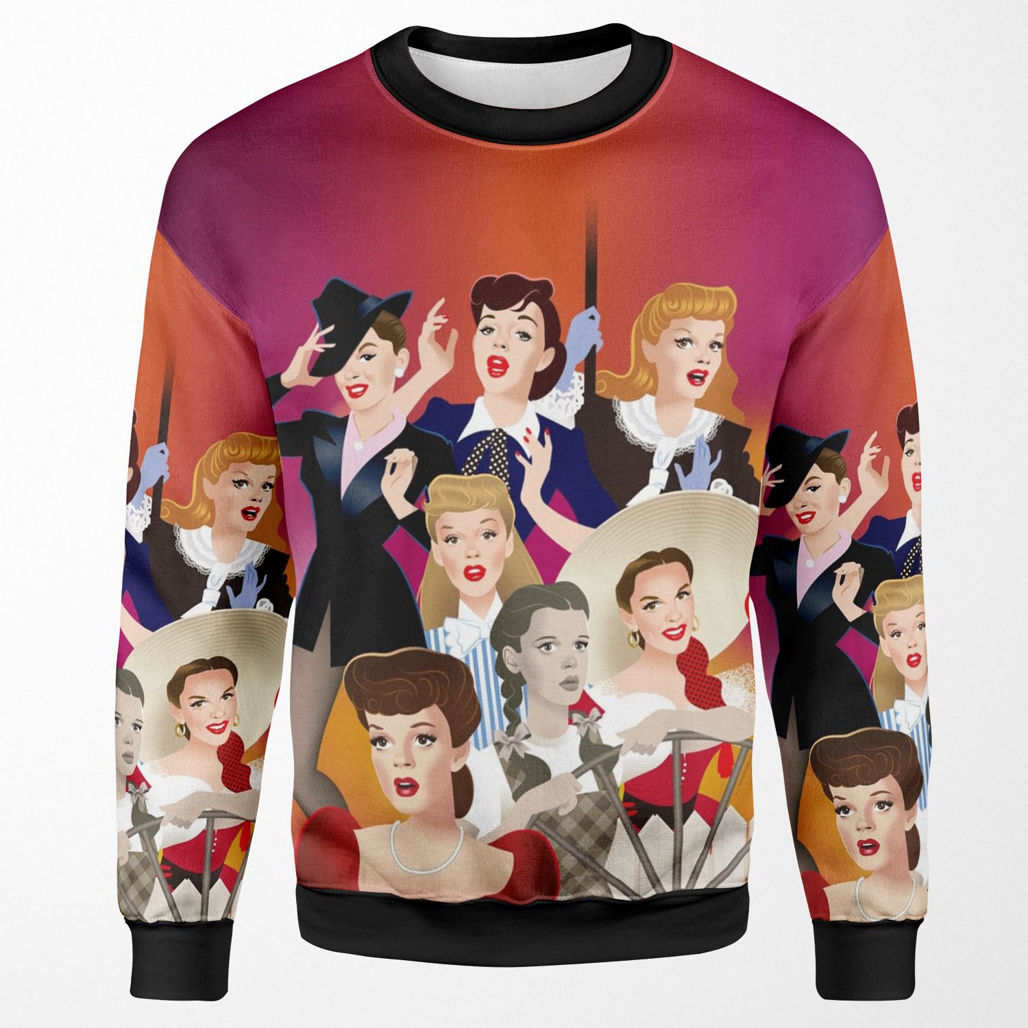 Jg 100 All-over-print Unisex Sweatshirt
