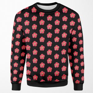 Jhope Chuseok Flower Black All-over-print Unisex Sweatshirt