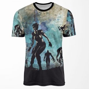 Jill Valentine Resident Evil Minimalist Art All-over-print T-shirt