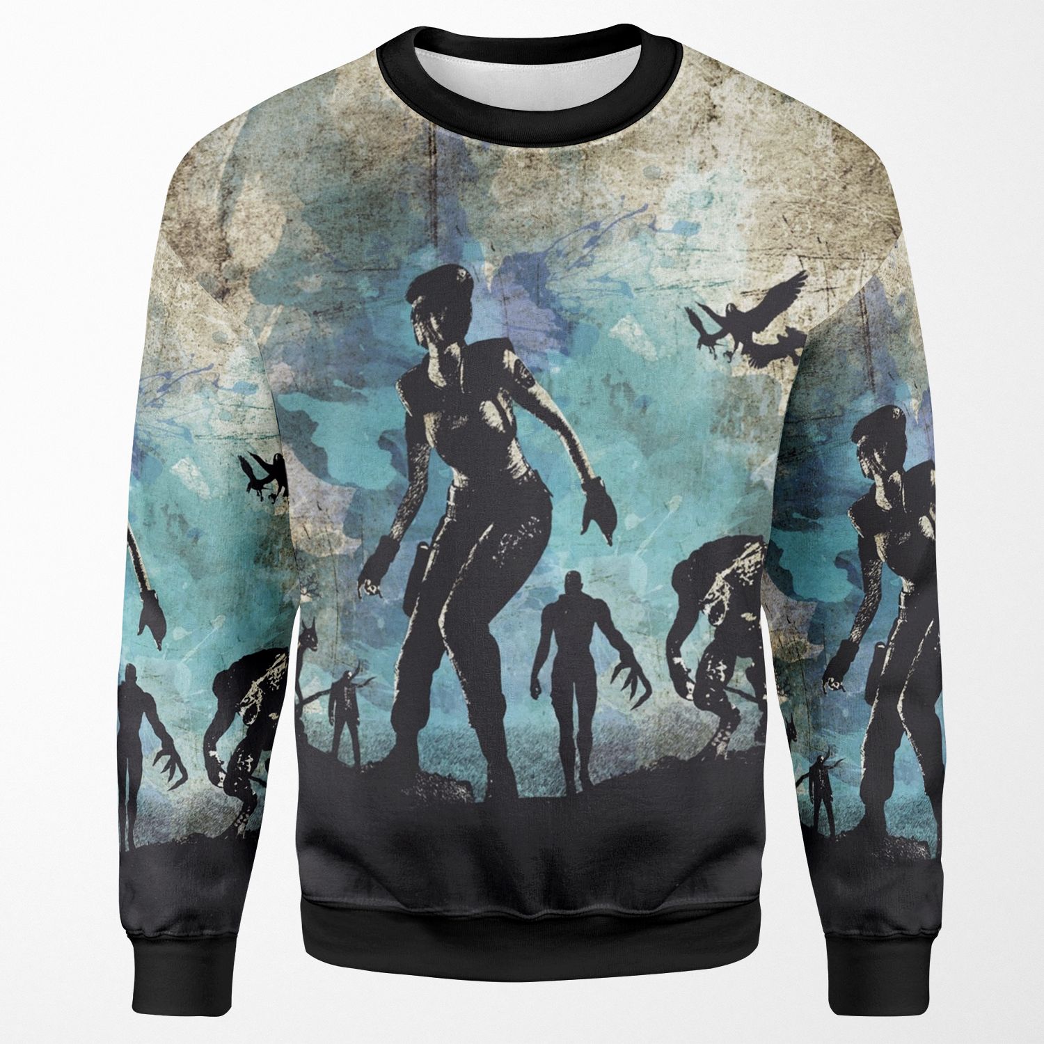 Jill Valentine Resident Evil Minimalist Art All-over-print Unisex Sweatshirt