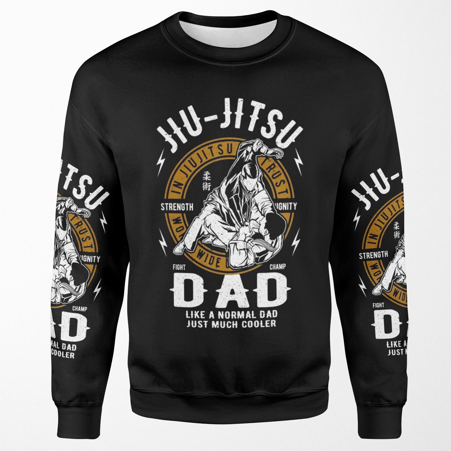 Jiu Jitsu Dad Funny Jiu Jitsu Father S Day All-over-print Unisex Sweatshirt