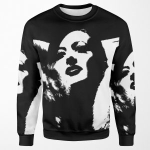 Joan Crawford Letty Lynton Dark Background All-over-print Unisex Sweatshirt