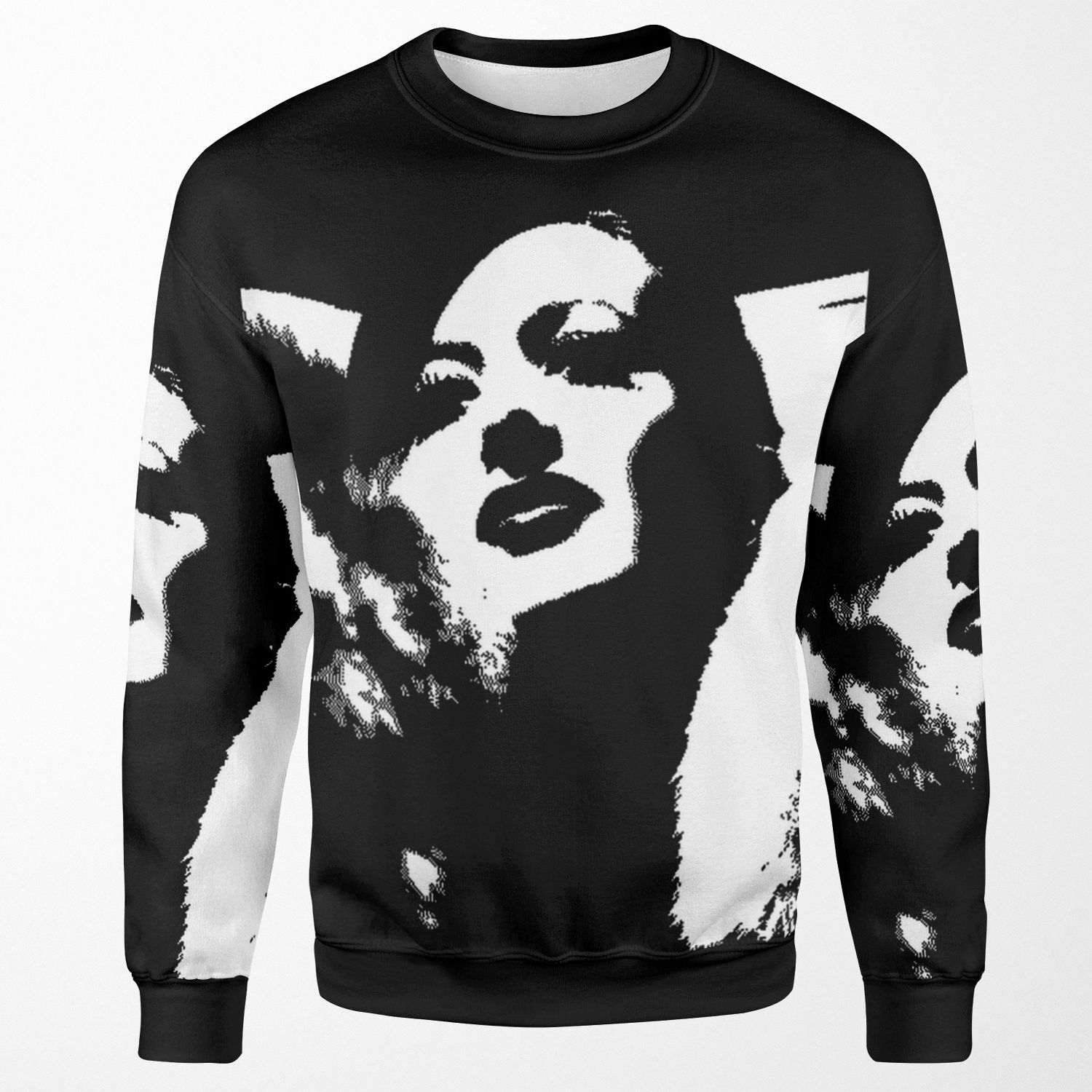 Joan Crawford Letty Lynton Dark Background All-over-print Unisex Sweatshirt
