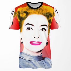 Joan Crawford Pop Art All-over-print T-shirt