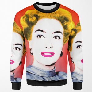 Joan Crawford Pop Art All-over-print Unisex Sweatshirt