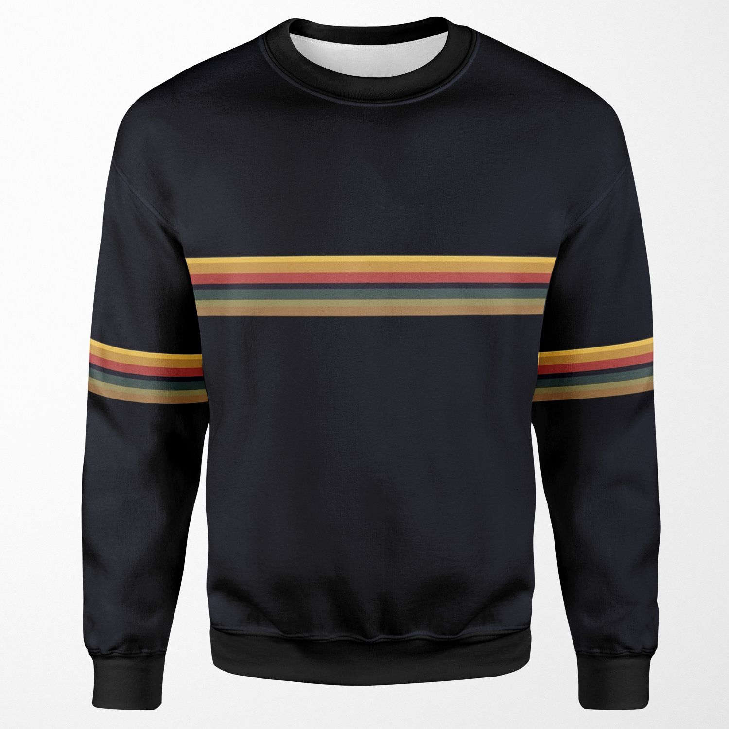 Jodie Whittaker 13Th Doctor Rainbow Stripe V1 All-over-print Unisex Sweatshirt