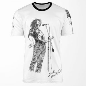 Joe Cocker Original Hand Drawn Ink Artwork All-over-print T-shirt