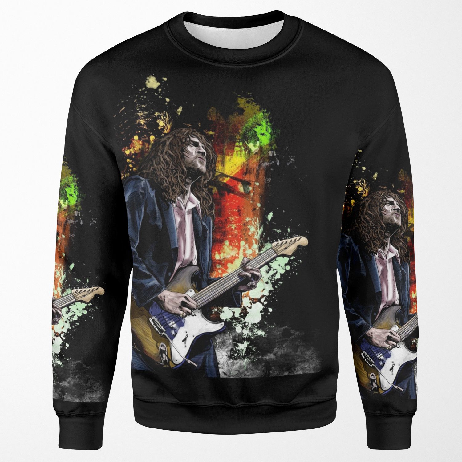 John Frusciante Illustration All-over-print Unisex Sweatshirt