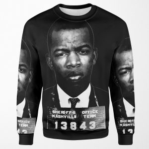 John Lewis Freedom Rider Mugshot 1962 All-over-print Unisex Sweatshirt