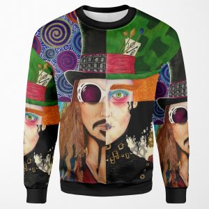 Johnny Depp Character Collage All-over-print Unisex Sweatshirt