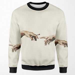 Joint Pass The Creation Of Adam All-over-print Unisex Sweatshirt