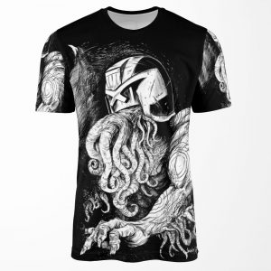 Judge Cthulhu All-over-print T-shirt