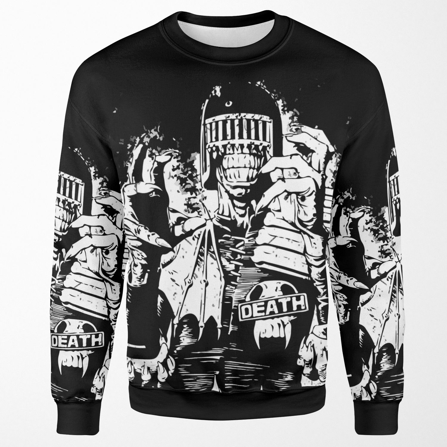Judge Death Merch All-over-print Unisex Sweatshirt