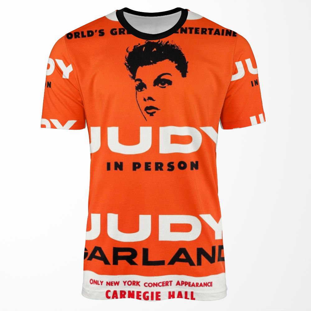 Judy Garland Live At Carnegie Hall Poster All-over-print T-shirt