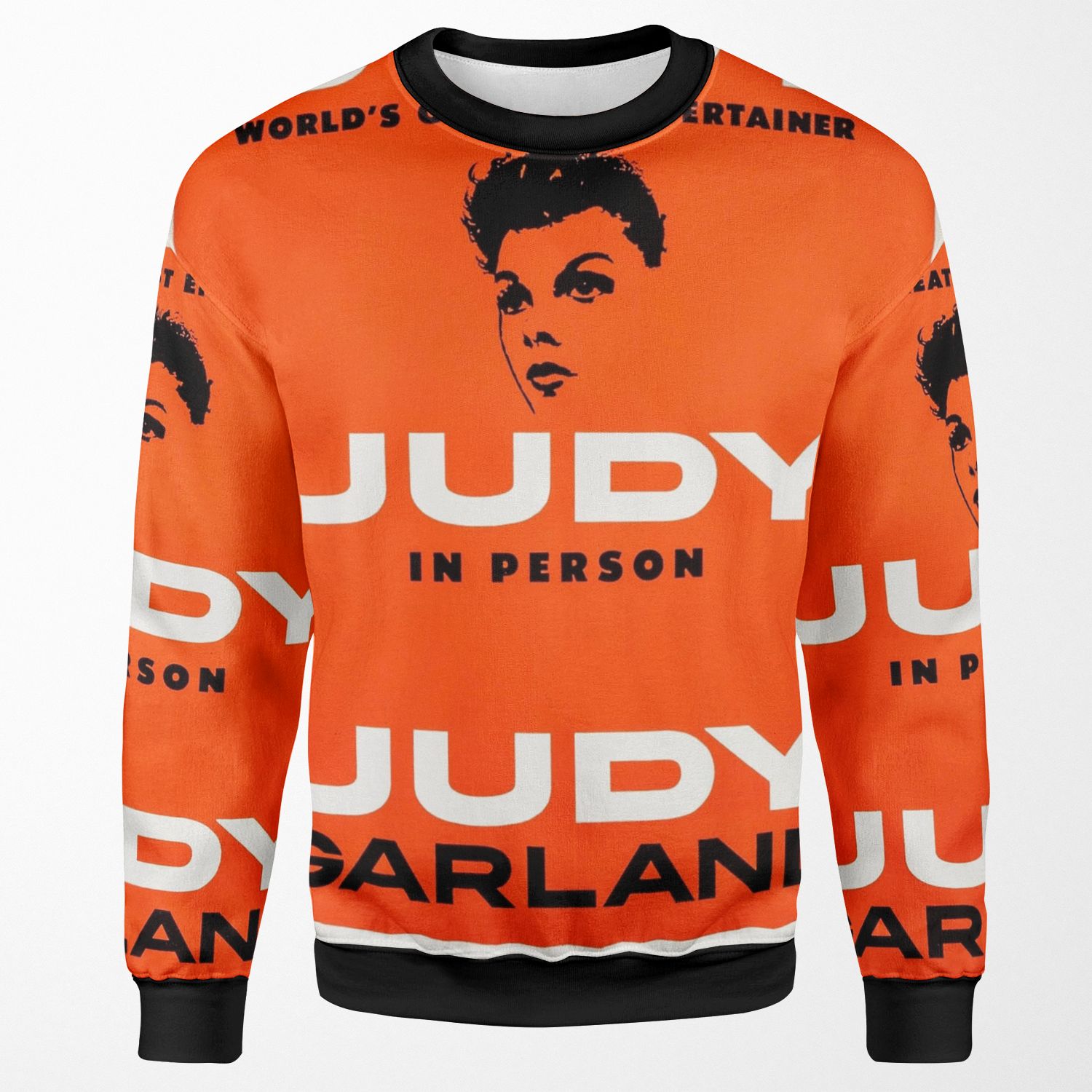 Judy Garland Live At Carnegie Hall Poster All-over-print Unisex Sweatshirt