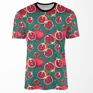 Juicy Pomegranate Fruits All-over-print T-shirt