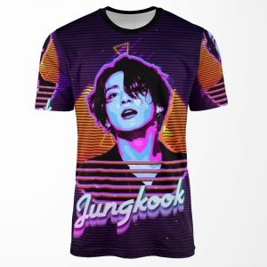 Jungkook Retro All-over-print T-shirt
