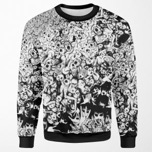 Junji Ito Mix Collage All-over-print Unisex Sweatshirt